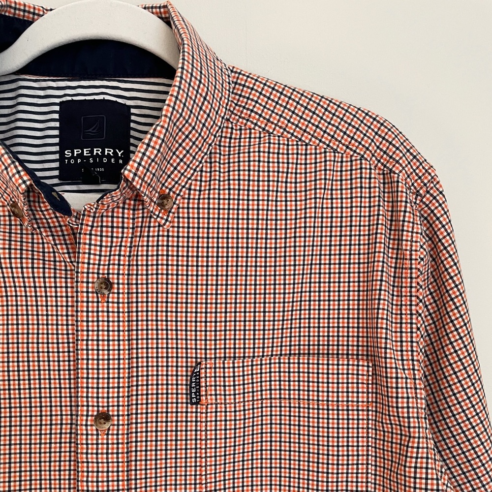 Sperry Tattersall Print Button-Down Shirt